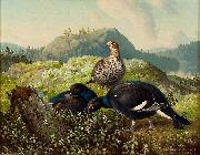 Ferdinand von Wright Black Grouses oil on canvas